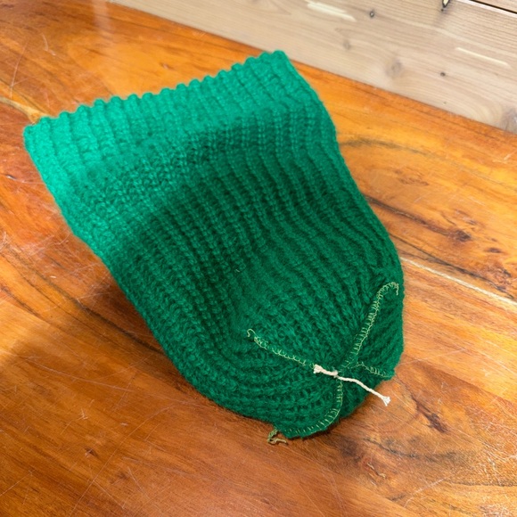 VTG 70’s/80’s Green Bay Packers NFL Football Patch Knit Pom Beanie Hat - Picture 4 of 5